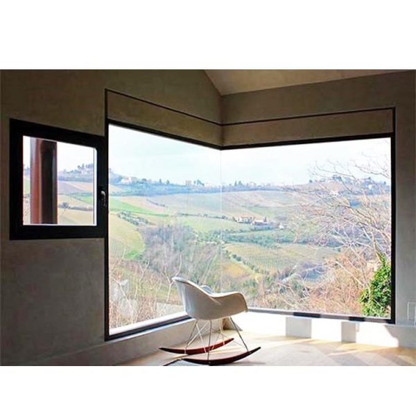 China WDMA European Style Building Outdoor Oval Window Shutter Price Aluminium Fixed Window Nigeria