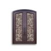 China WDMA wrought iron door double Steel Door Wrought Iron Door