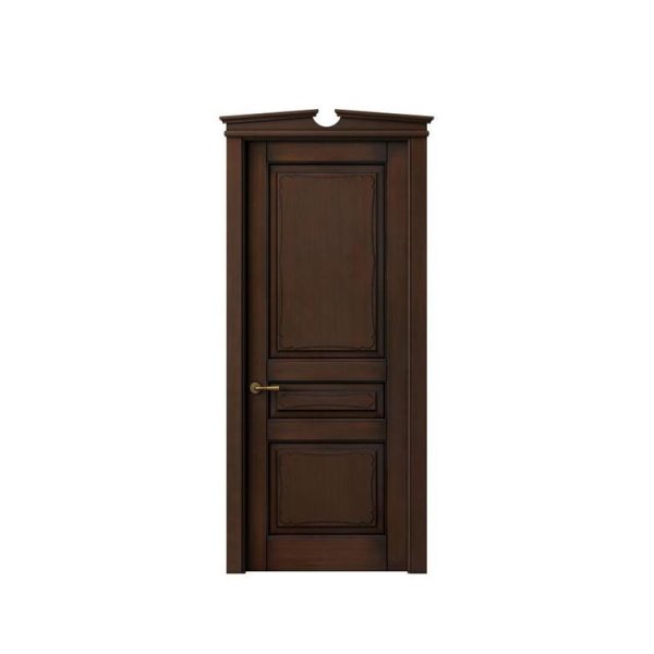 China WDMA Factory Custom Exterior Solid Wood Front Entry Door With Full Glass Styles
