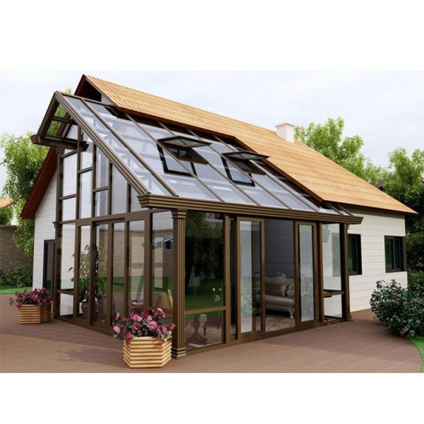 WDMA Home Winter Greenhouse Veranda Sunroom Glass House