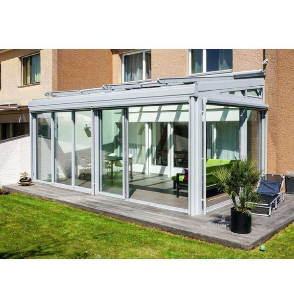 China WDMA Home Winter Greenhouse Veranda Sunroom Glass House