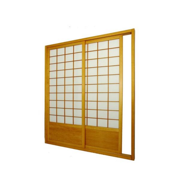 WDMA Interior Solid Wood Japanese Shoji Wood Sliding Door System