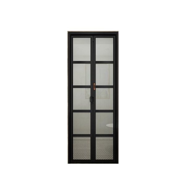 China WDMA Latest Designs Front Exterior Folding Door China Bi Fold Balcony Sliding Glass Door Design