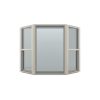 WDMA Latest Round Aluminium Large Glass Color Changing Side Hung Window Grill Designs