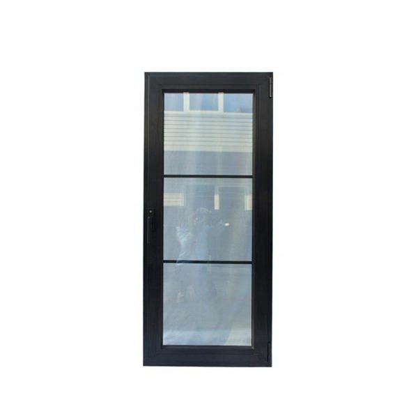 WDMA Modern Interior Office Powder Coated Aluminium Glass Entry Door Design
