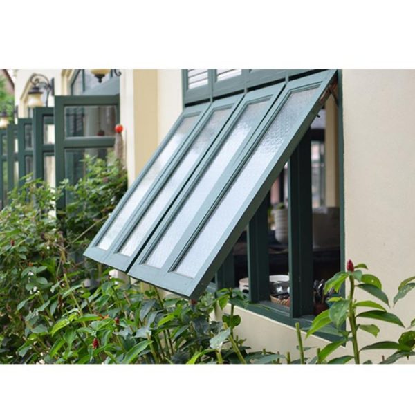 China WDMA New Products Eu Market Ce Certified High Energy Saving Frosted Glass Aluminum Awning Window For Bathroom