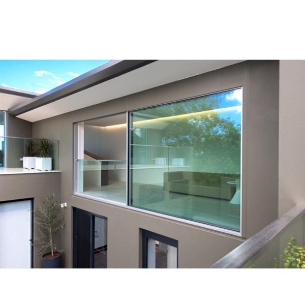 WDMA Top quality aluminum arched top windows with fly screen