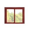 China WDMA Newest Wood Colour Aluminum Profile Sliding Window Grill Design Track System For Sales