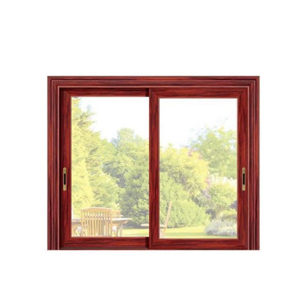 China WDMA Newest Wood Colour Aluminum Profile Sliding Window Grill Design Track System For Sales