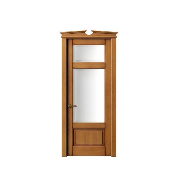 China WDMA office wood door with glass Wooden doors