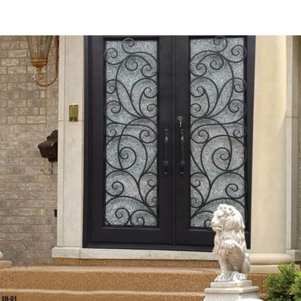 WDMA Pictures Simple Interior Single Double Wrought Iron Gate Front Door Design Prices