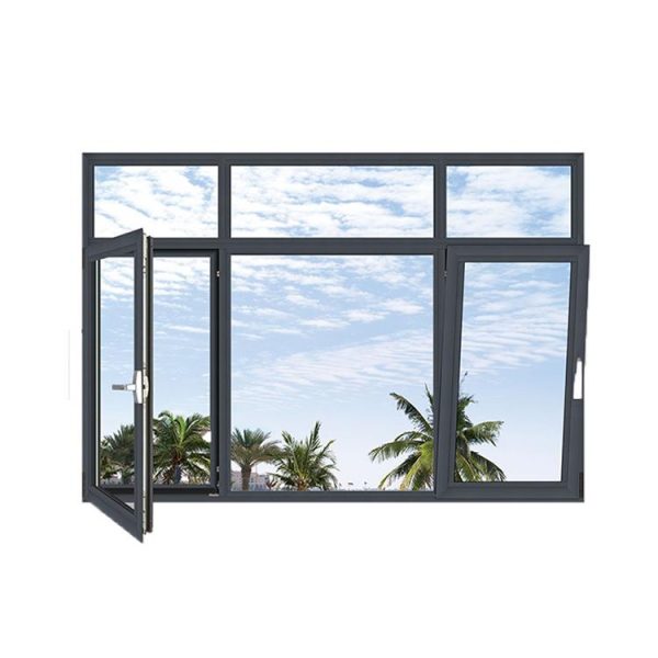 China WDMA aluminium tilt and turn window Aluminum Casement Window