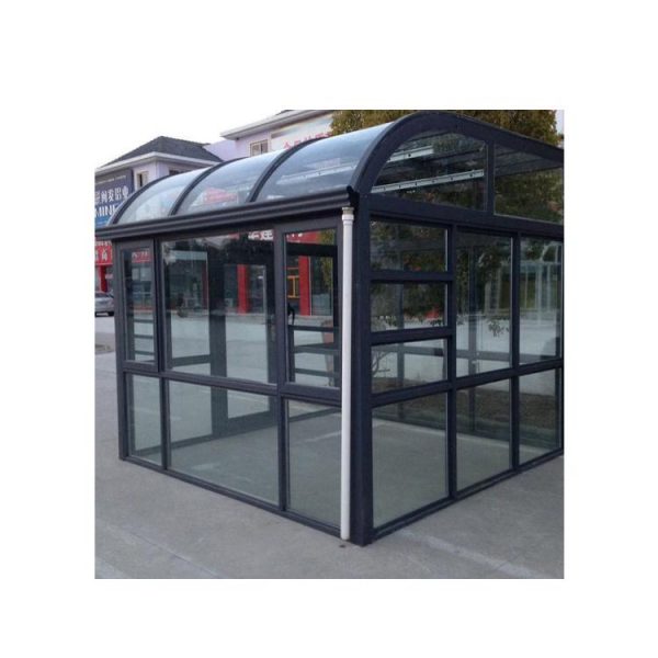 China WDMA prefabricated glass sunroom