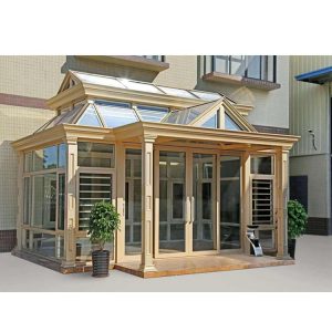 WDMA Prefabricated Veranda Glass Sunrooms Conservatory For Sale