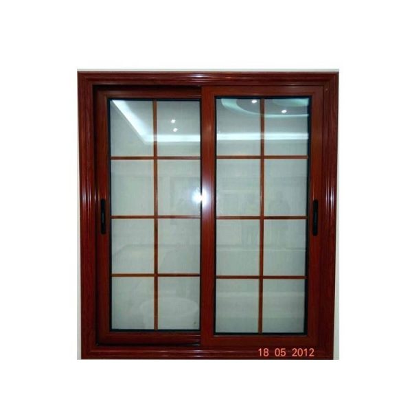 China WDMA Price Of Schuco 48 X 48 House Aluminum Horizontal Reception Sliding Window With Iron Grill Security Bars Price List Design