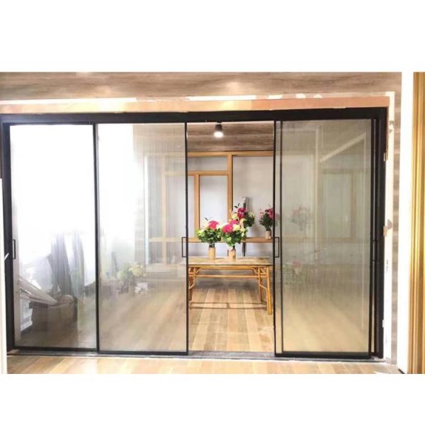 WDMA soundproof interior sliding door room dividers Aluminum Sliding Doors