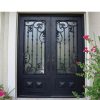 WDMA sliding door iron grill design Steel Door Wrought Iron Door
