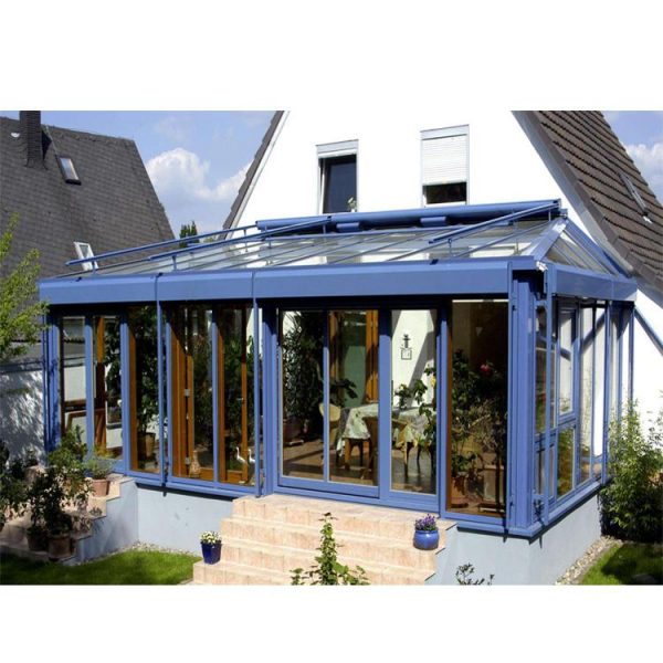 WDMA Simple Design Aluminium Glass House Garden Room For Home
