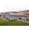 WDMA Snow Resistance Automatic Foldable Aluminum Retractable Swimming Glass Pool Covers