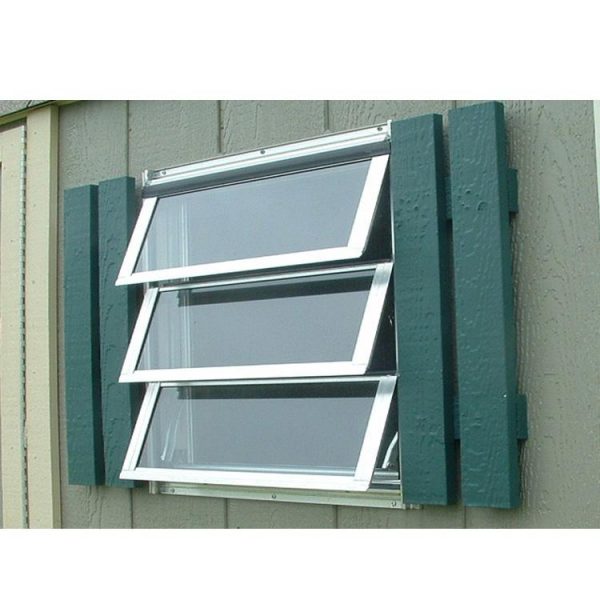 WDMA Sound Proof Aluminum Window Louver Awning Prices