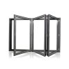 China WDMA Soundproof Black Aluminum Double Glazed Opening Folding Balcony Windows And Door Australia Standard