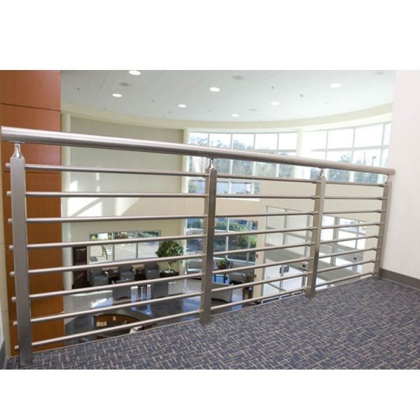China WDMA Stainless Steel Pipe Tubular Handrail Design For Stair