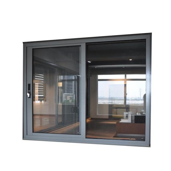 China WDMA Thermal Break Custom Extrude Section Louvered Aluminum Profile Sliding Glass Window