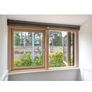 WDMA Timber Oak Clad Alu Casement Window On Sales