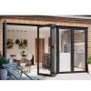 China WDMA Bi Fold Doors External Aluminium