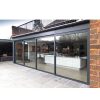 WDMA White Interior Bathroom Sliding Stained Glass Window And Door Aluminum With Blinds Between Glass Thailand Price And Design