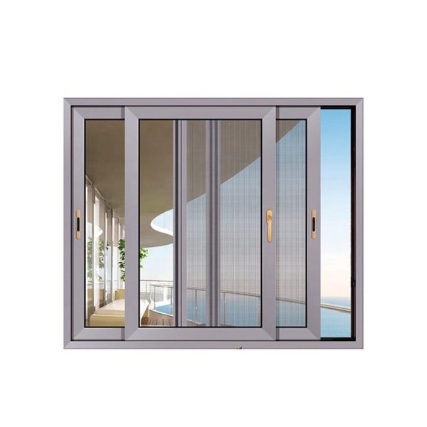 China WDMA aluminium glass bedroom sliding window