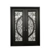 WDMA wrought iron entry door Steel Door Wrought Iron Door