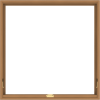 WDMA 48x48 (47.5 x 47.5 inch) Oak Wood Dark Brown Bronze Aluminum Crank out Awning Window without Grids