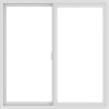 WDMA 48x48 (47.5 x 47.5 inch) Vinyl uPVC White Slide Window without Grids Interior